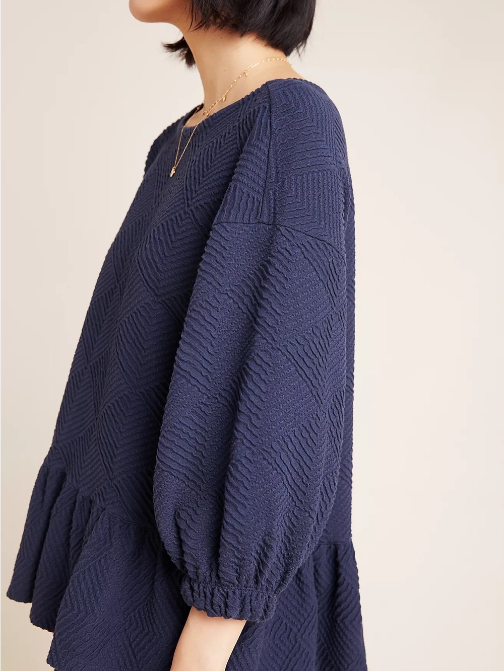 399. Anthropology Maeve Mikayla Peplum Top